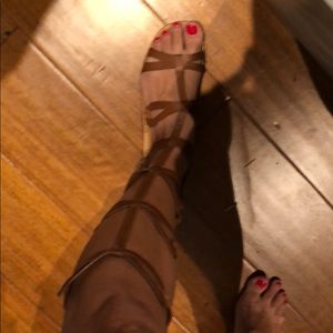 Brown sandals